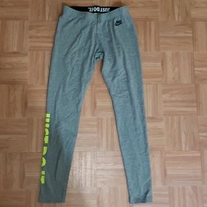PRICE DROP Nike Neon Yellow Inner Leggings